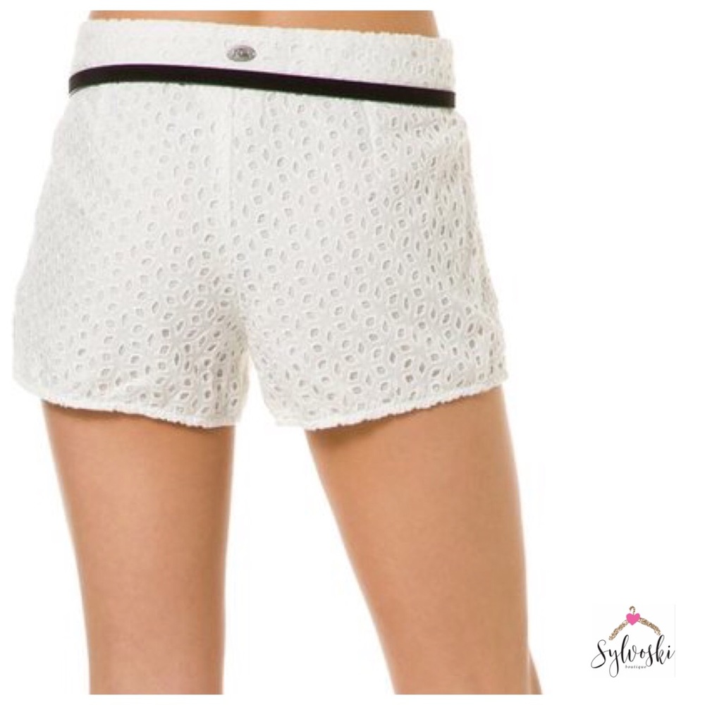 🆕Quiksilver Wax Flower Juniors Short Ivory Coast - Picture 5 of 9